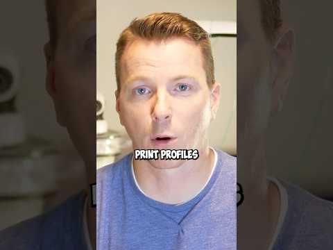 #11 How do you use print profiles? #3dprinting #fyp #shorts ￼