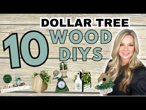 MUST TRY Easy Dollar Tree Wood DIYs