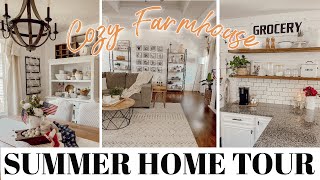 SUMMER HOME TOUR 2021 | FARMHOUSE DECOR HAUL | COZY COTTAGE FARMHOUSE STYLE