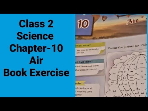 Class 2 | Science |  Chapter-10 Air | Book Exercise |