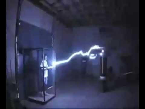 The Cage of Death - Tesla Coils