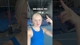 📣SIDE AERIAL TIPS📣 Go to part 2 to see my other tips! #shorts #aerial #gymnast #tutorial