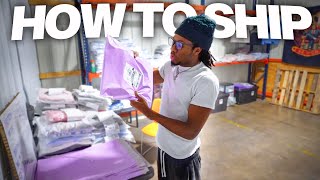 How To Ship Your Clothing Brand Orders *FASTEST*