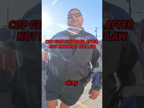 Cop Gets Schooled By Scooter Rider | @hurdthenerd on YT#cop #police #scooter