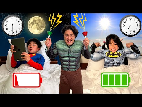 【寸劇】かえであーたんはスーパーヒーロー！強い体をつくる生活習慣を学ぼう！　Healthy Habits Story for Kids with Kaede and Ahtan