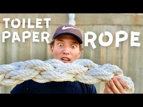 I MADE THE WORLDS STRONGEST TOILET PAPER ROPE