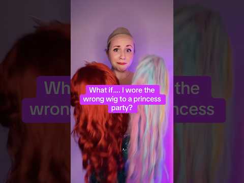 I wore the WRONG WIG to a party?!?! #funny #whatif #shorts