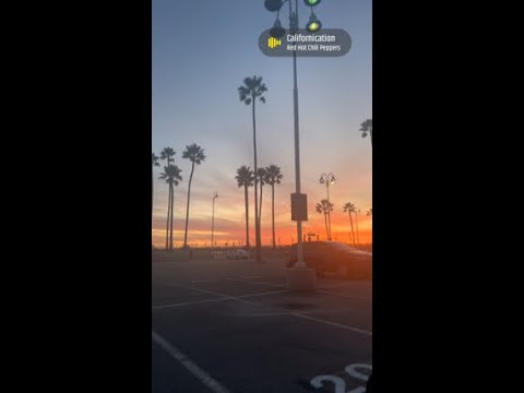 Californiacation -red hot Chilli peppers loop sunset in Long Beach