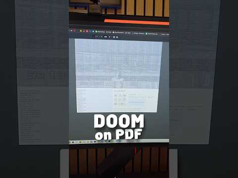 Playing DOOM off a PDF File!