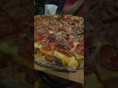 We went out with friends for pizza in Santo Domingo...