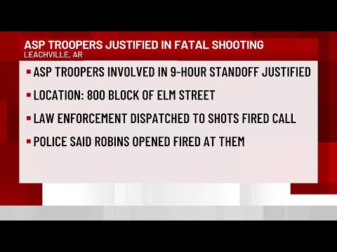 ASP Troopers justified in fatal shooting