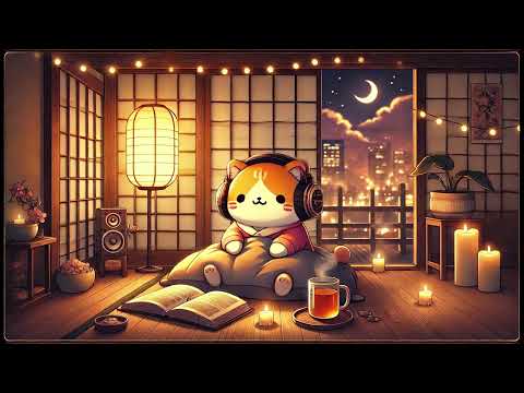 "Relaxing Lofi Jazz 🎷 | Late Night Vibes with Smooth Blues Guitar" Whispers in the night