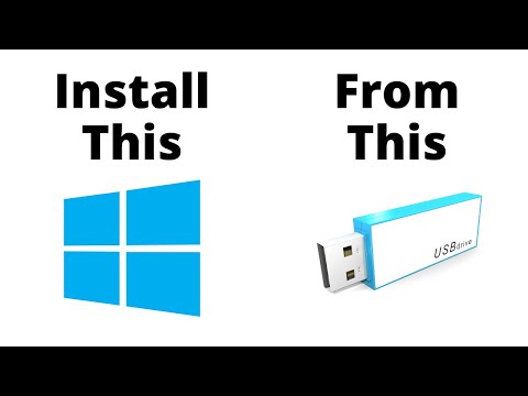 How to Install Windows 10 from a USB Flash Drive