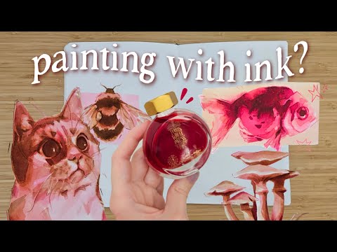 Artist tries Ferris Wheel Press Inks ! ✨