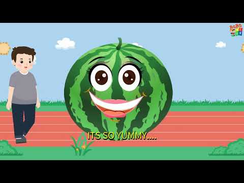 Watermelon Yum Yum Yum | Fruit Song for Kids | Rhymes for Babies | Watermelon Song Cartoon