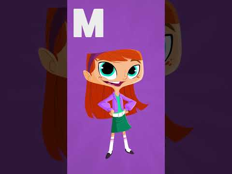 Learn the Alphabet with Maggie's Monster ABCs book! Learn the ABCs! Part 3 J - N #abcs #abcd #shorts