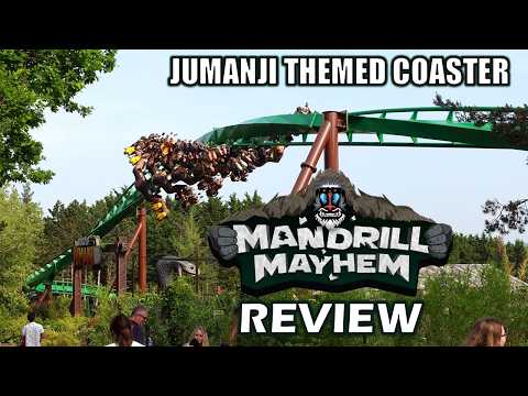 Mandrill Mayhem Review, Chessington B&M Shuttle Wing Coaster | Jumanji Themed Roller Coaster!