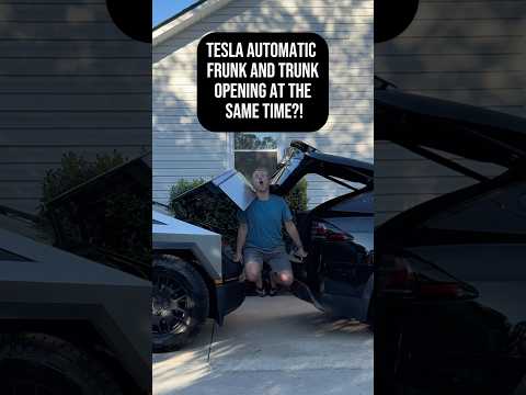 Tesla Automatic Frunk and Trunk opening at the same time?