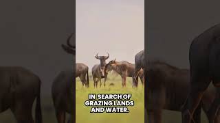 The Epic Wildebeest Migration | 1.5 Million Strong! #animals #wildlifeinspiration #wildlife