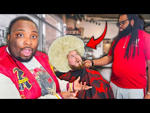 My First Black Barber Experience!!! VLOG