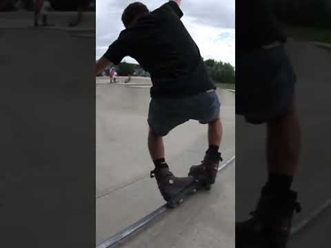 Jeff Stanger doing a perfect top torque soul in CO #shorts #rollerblading #inlineskating