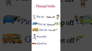 Phrasal Verbs  #dailyuseenglishwords #Opposite phrasal Verbs #englishvocabulary  #englishgrammar