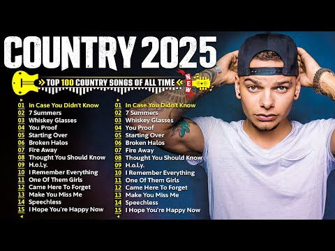 Kane Brown, Morgan Wallen, Luke Combs, Chris Stapleton, Blake Shelton - Country Music Playlist 2025