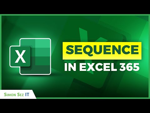 How to Use the SEQUENCE Function in Excel 365