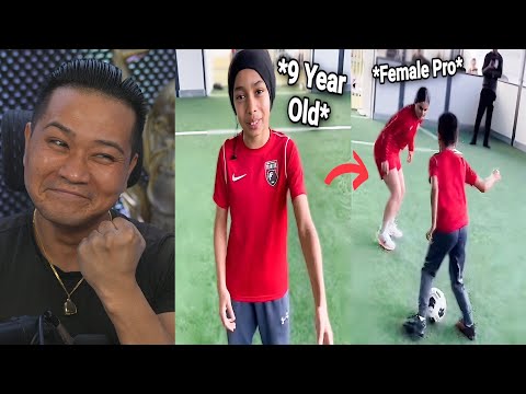 9 Year Old, COOKED Professional Womans Football Player