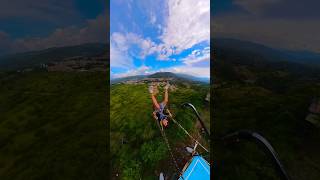 55 foot canyon swing! @insta360 #shorts