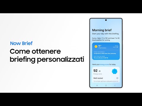 Galaxy S25: come usare Now Brief | Samsung