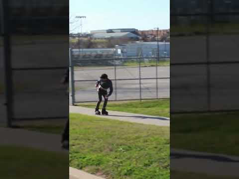 Mick Casals with an ao Christ makio in Houston #rollerblading #inlineskating #skating