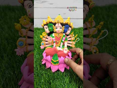 Navaratri Special 🙏🎊💕(Day-3) Maa Gayatri Devi Making With Clay 💕🙏🥥🌺Jai Maa Durga🙏🥥🌺