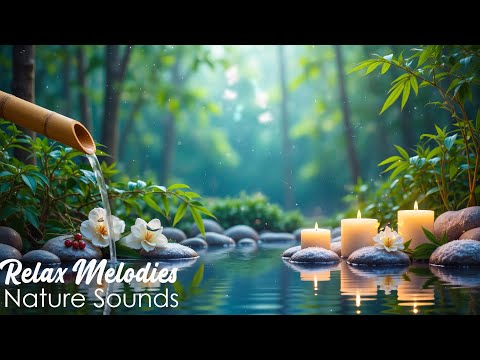 Soothing Spa Piano 🌿 Relaxing Music with Nature Sounds ~ Relieve Stress