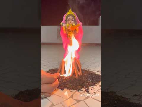 Holika Dahan 🔥 Holika Dahan Clay art 🥳 #holikadahan #shorts #holispecial #holi #holidahan#holi2025