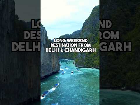 Top Long Weekend Getaways Near Delhi and Chandigarh #shorts