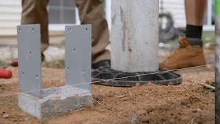 Build Decks Faster - Precast Deck Posts