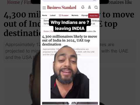 Why RICH millionaires are leaving INDIA? #rich #abhishekkar