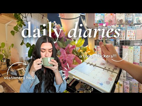 daily diaries✨daiso trip, stationery haul, & bits of my morning routine