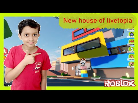 Exploring the new house of livetopia!!! #VivaanAce #Gaming #Roblox