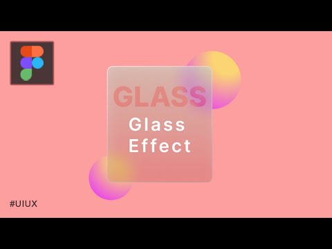 How to Create Modern Glass Card Effect in Figma | Figma Tutorial | UIDesign