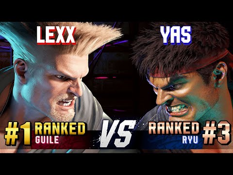 SF6 ▰ LEXX (#1 Ranked Guile) vs YAS (#3 Ranked Ryu) ▰ High Level Gameplay