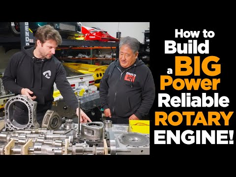 How to Build a Big Power, Reliable Rotary Engine (with Rob Dahm)!