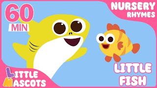 Little Fish🐠 | Fish Songs + more | Nursery Rhymes & Kids Songs | Little Mascots