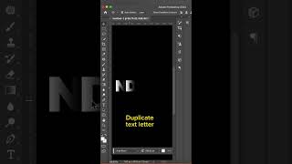 Text effect //Overlap #design #reels #youtubeshorts #foryou #photoshop #textdesign