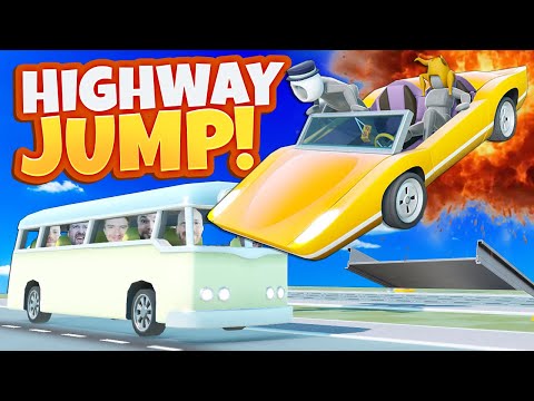 IMPOSSIBLE Jump Across Busy Highway Creates MASSIVE CRASHES in Turbo Dismount 2!