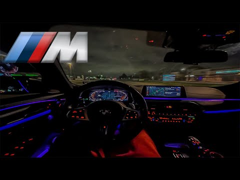 LATE NIGHT BMW M550I DRIVE POV