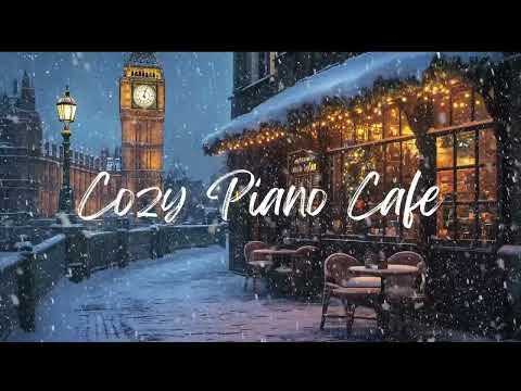 Big Ben Winter Ambience & London Snowfall for Studying & Relaxing 🎹❄️ | 3 Hour Peaceful Piano Music