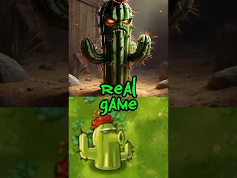 Pvz fusion real vs game 🔥#plants #games #hybrid #ytshorts #yoytubeshorts #trending #viralshorts