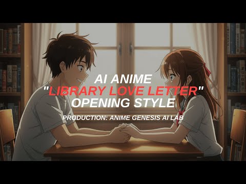 【Anime Genesis AI Lab】AI anime "Library Love Letter" opening style